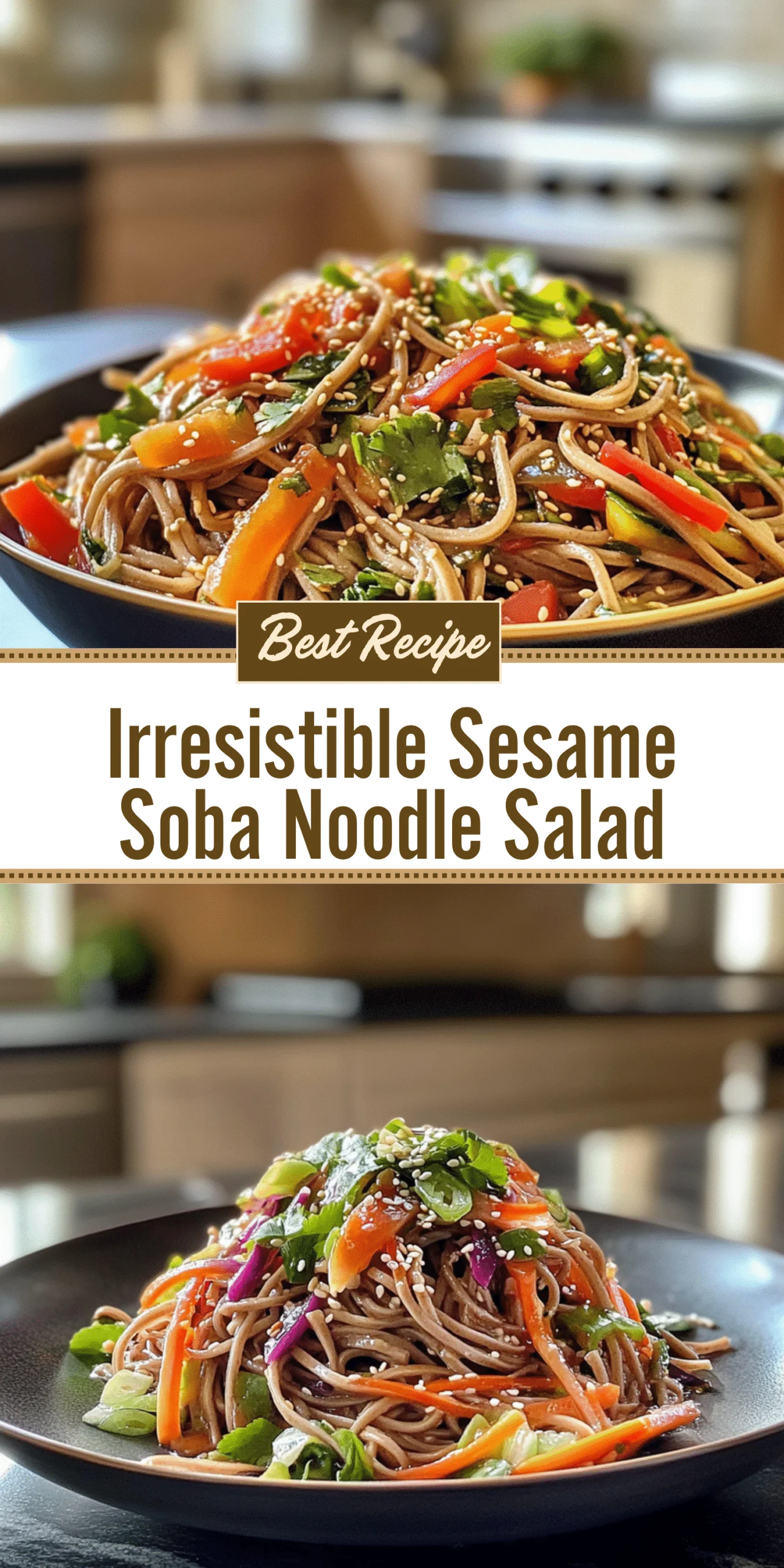 Irresistible Sesame Soba Noodle Salad