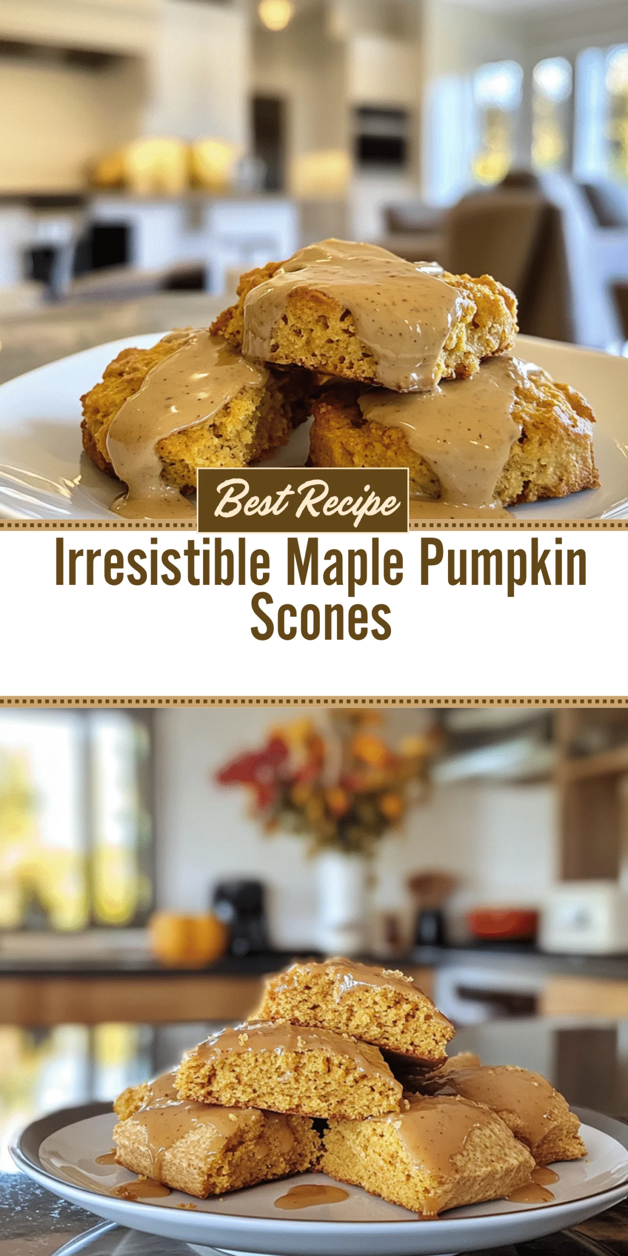 Irresistible Maple Pumpkin Scones
