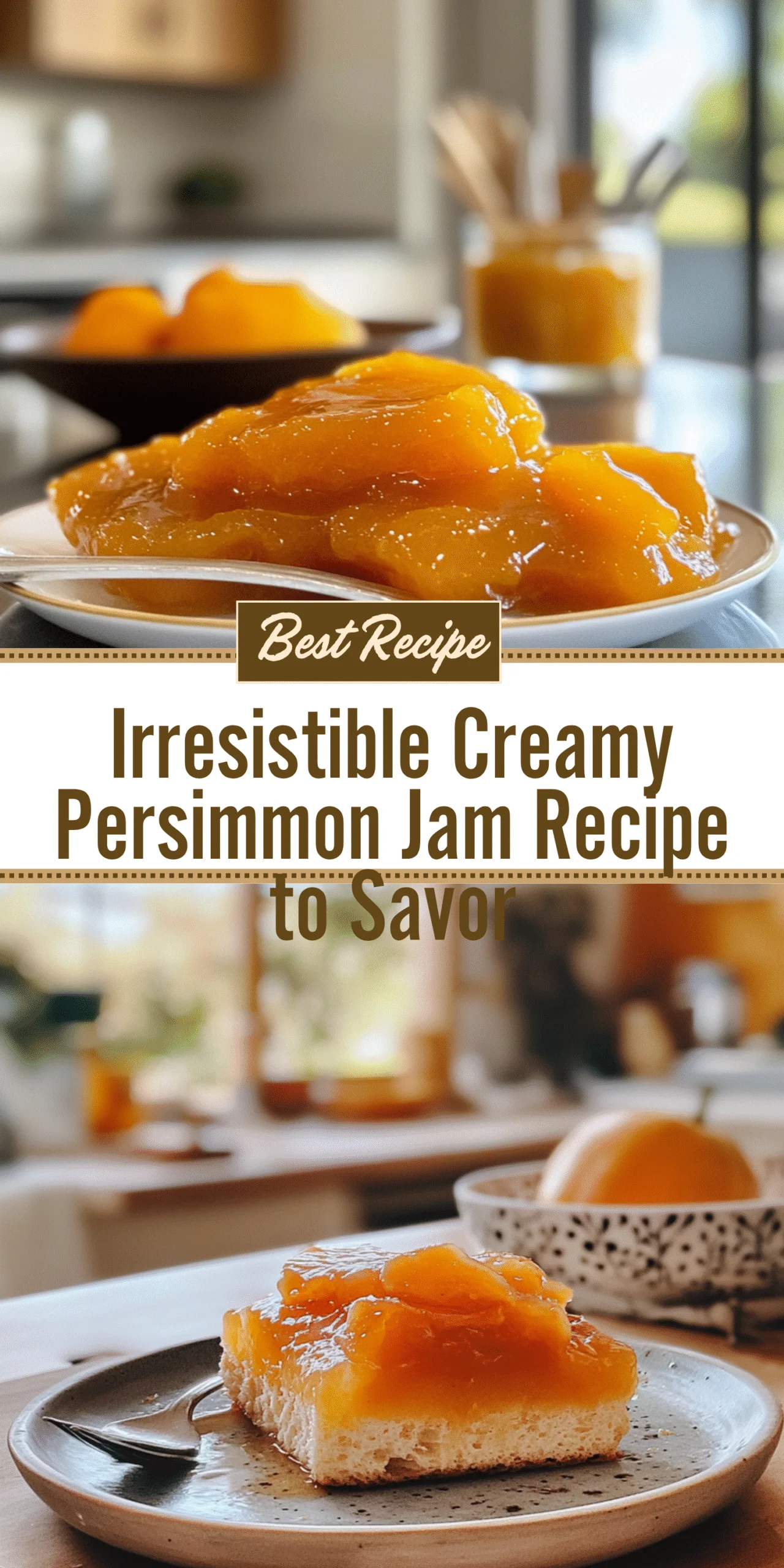 Irresistible Creamy Persimmon Jam Recipe to Savor