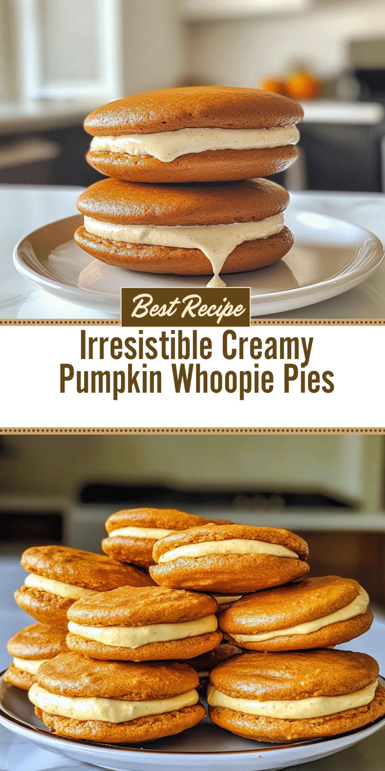 Irresistible Creamy Pumpkin Whoopie Pies