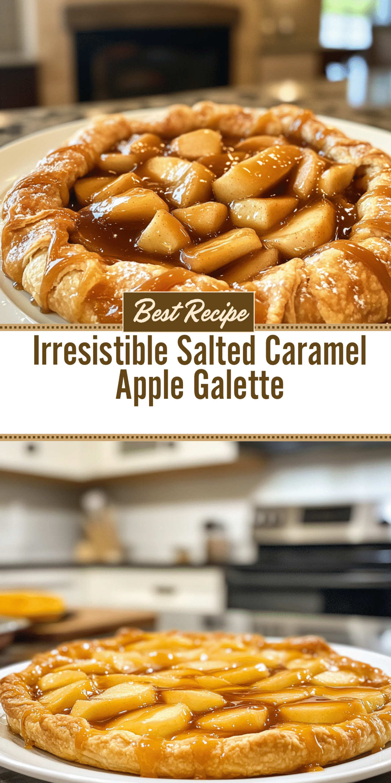 Irresistible Salted Caramel Apple Galette