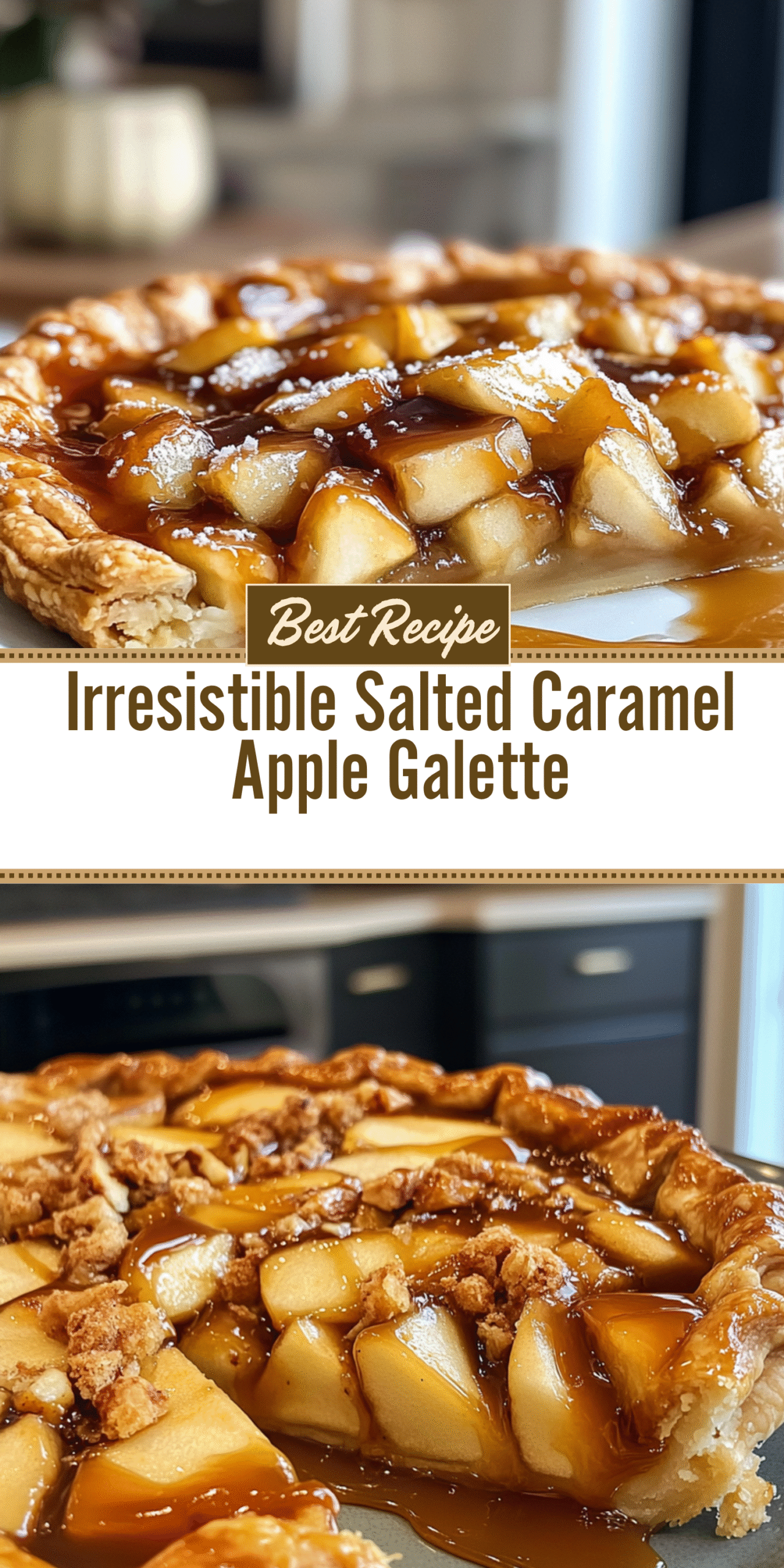 Irresistible Salted Caramel Apple Galette
