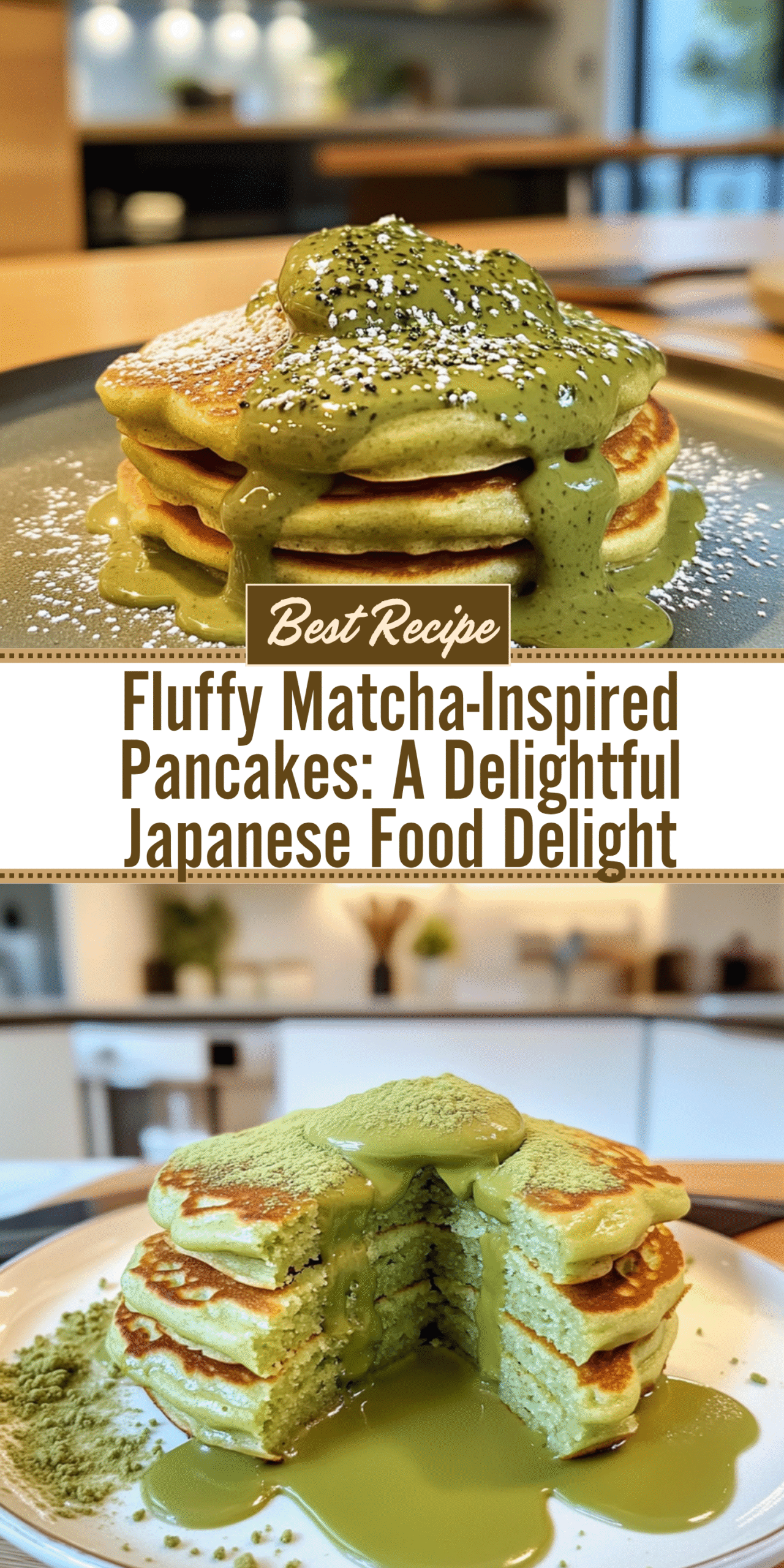 Fluffy Matcha-Inspired Pancakes: A Delightful Japanese Food Delight