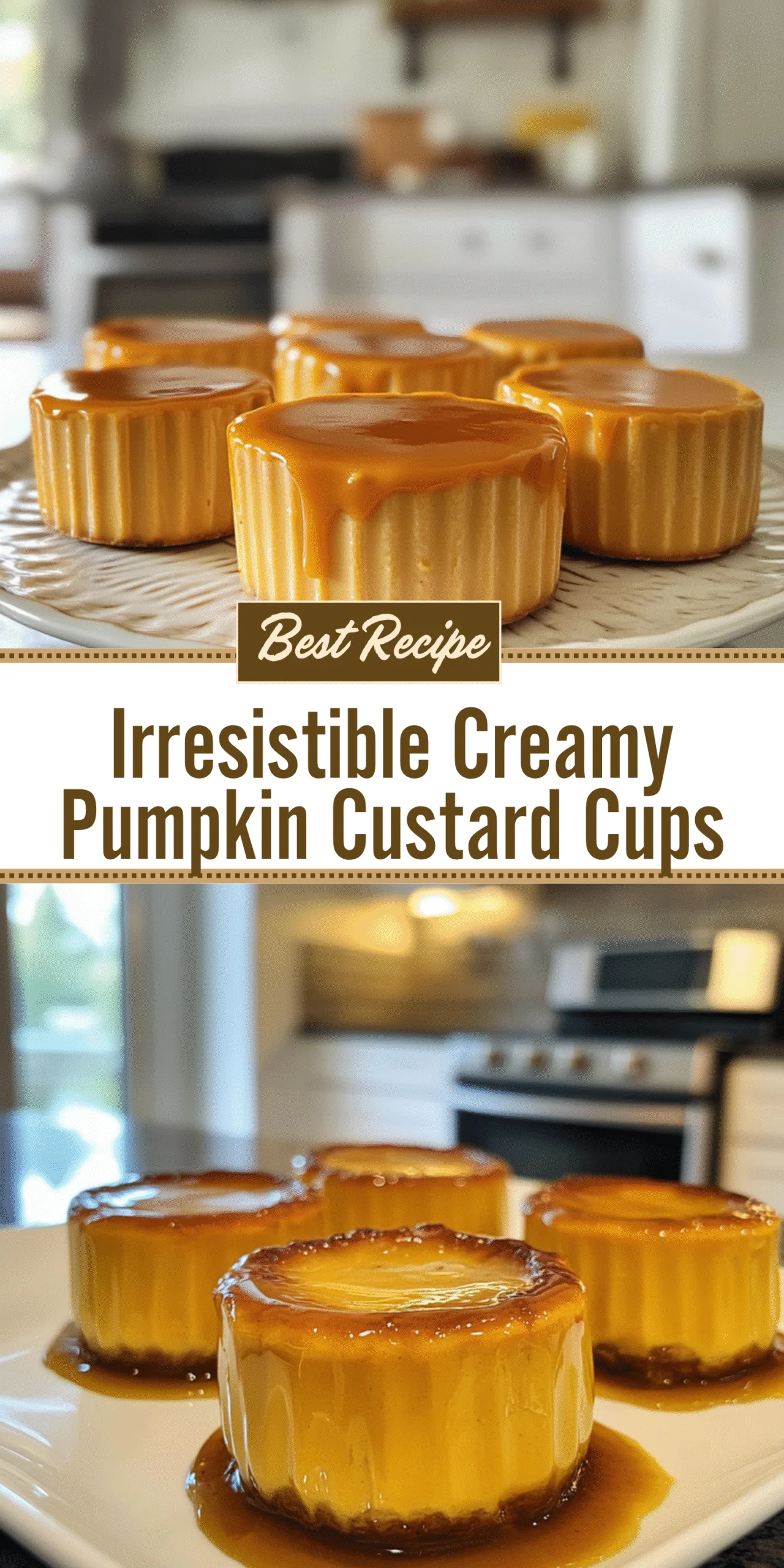 Irresistible Creamy Pumpkin Custard Cups