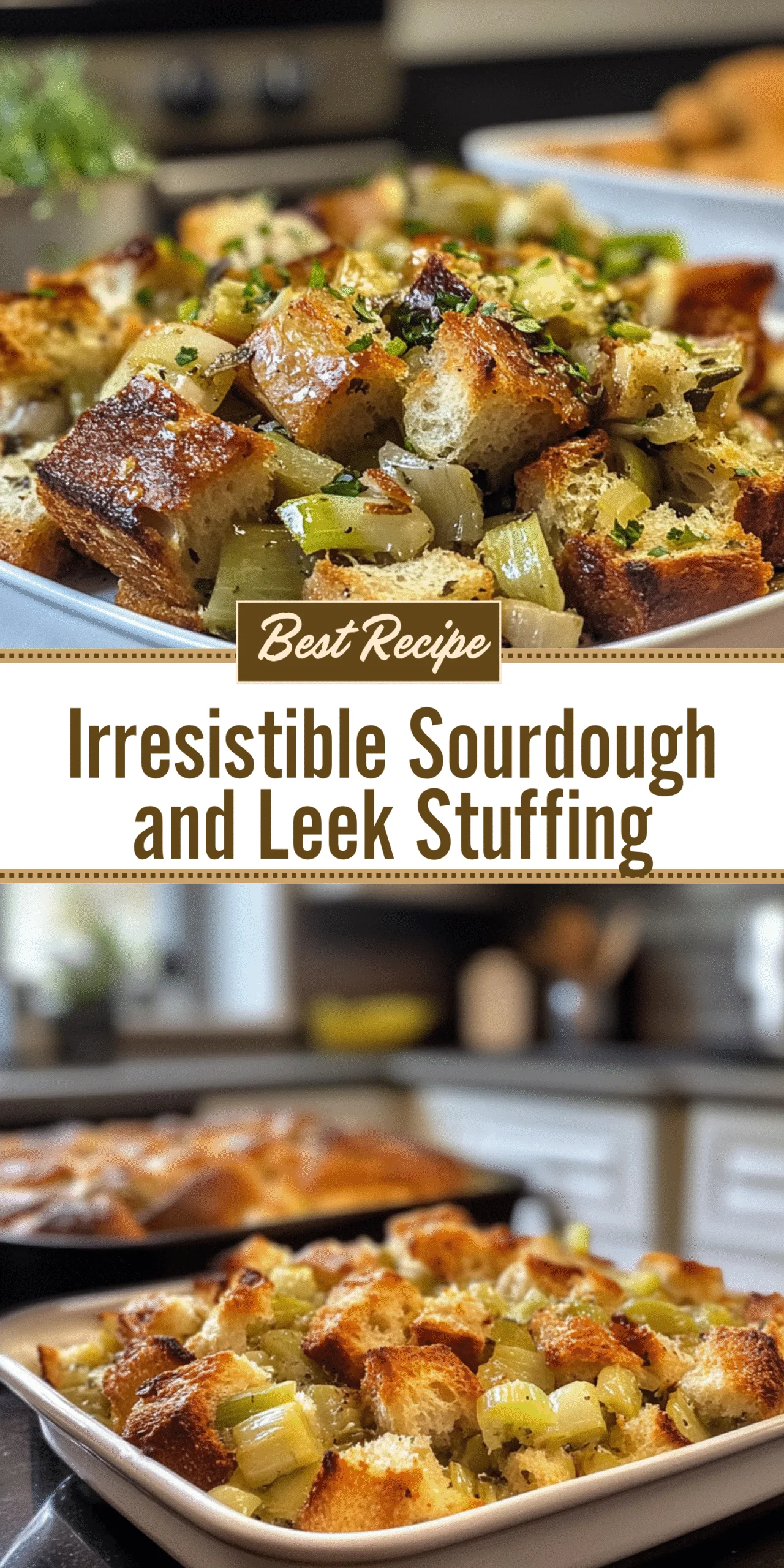Irresistible Sourdough and Leek Stuffing