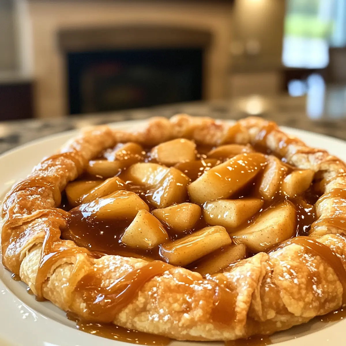 Irresistible Salted Caramel Apple Galette