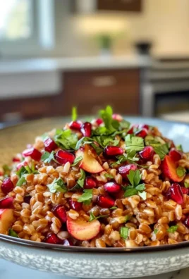 Irresistible Pomegranate and Farro Salad