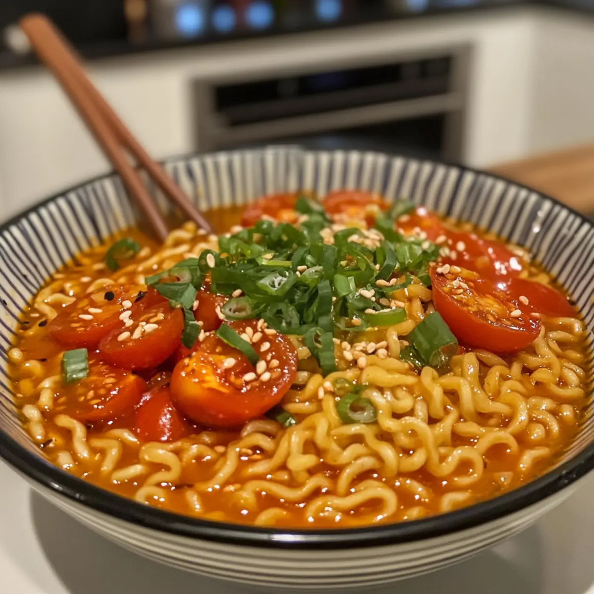 Smoky Savory Roasted Tomato Ramen