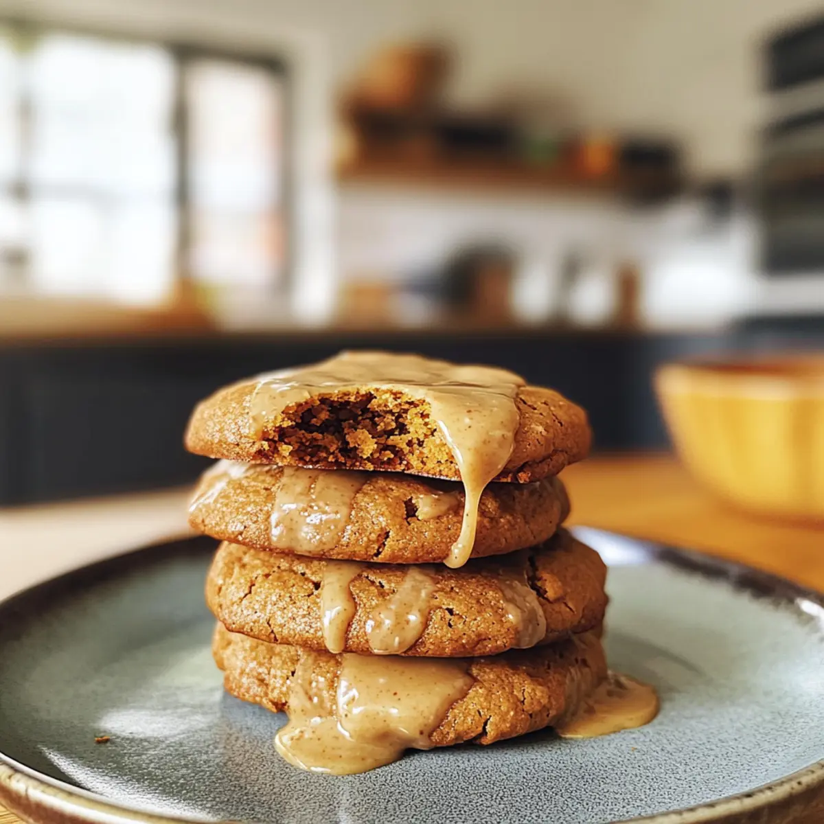Irresistible Fluffy Pumpkin Tahini Cookies for Autumn Bliss