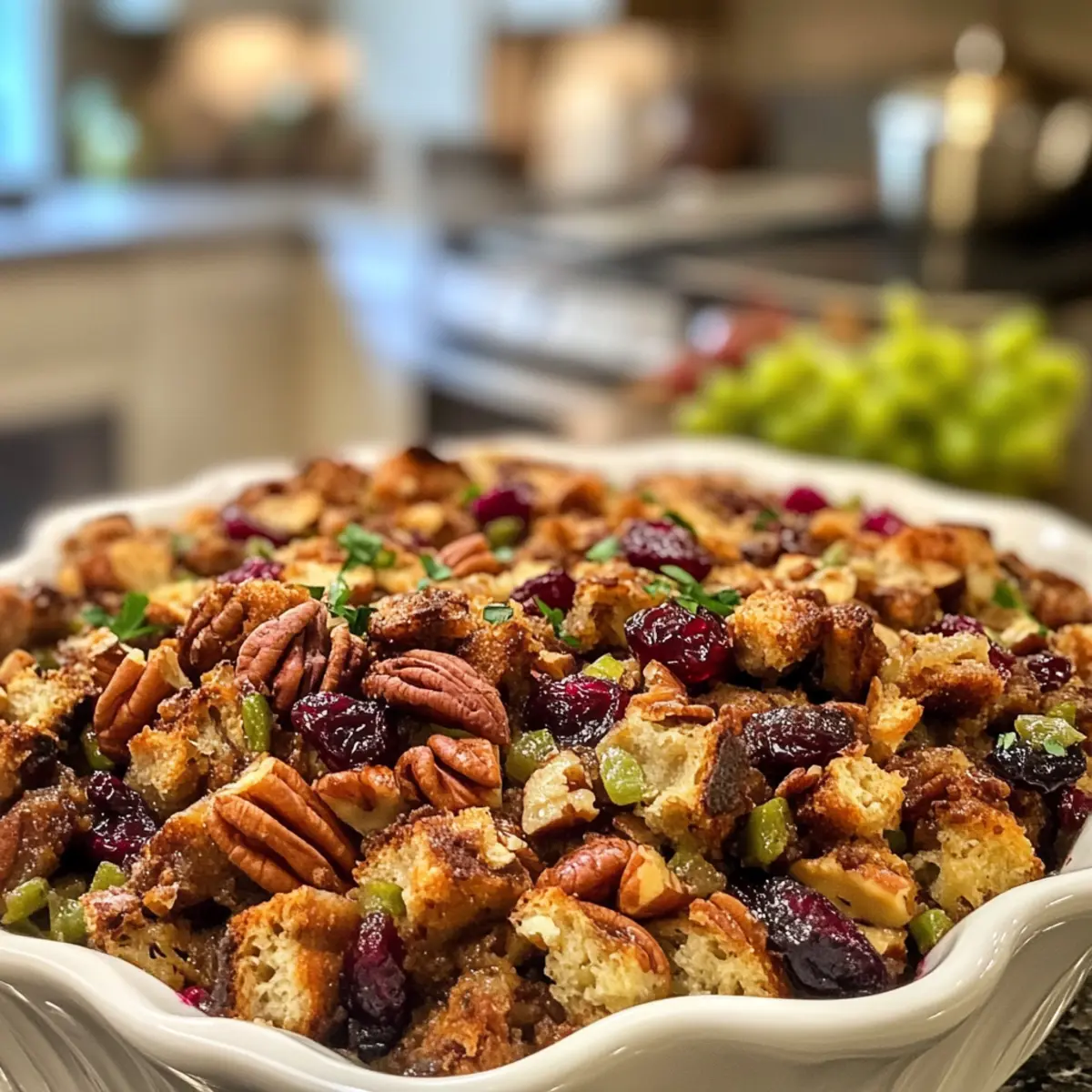 Irresistible Cranberry Pecan Stuffing