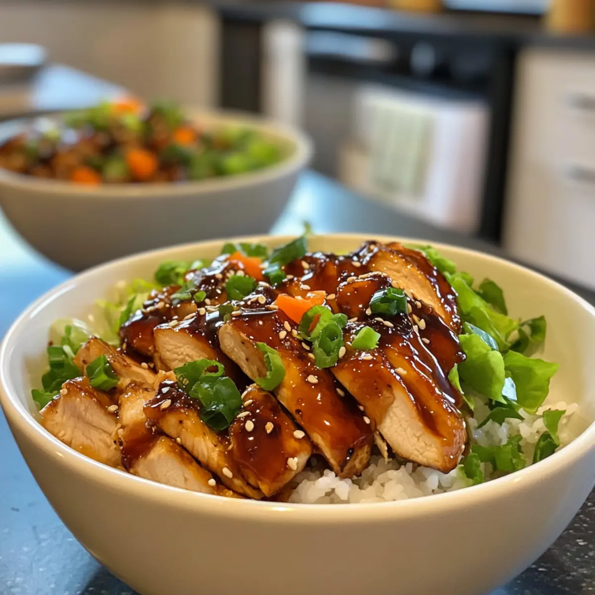 Irresistible Quick & Delicious Teriyaki Chicken Poke Bowls