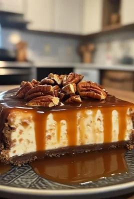 Indulgent Caramel Pecan Cheesecake