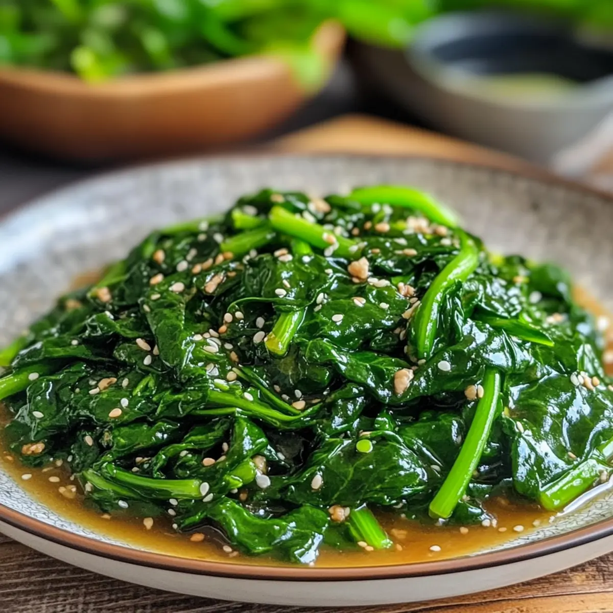 Quick Easy Stir-Fry Spinach Recipe with Soy Sauce – Easy & Delicious