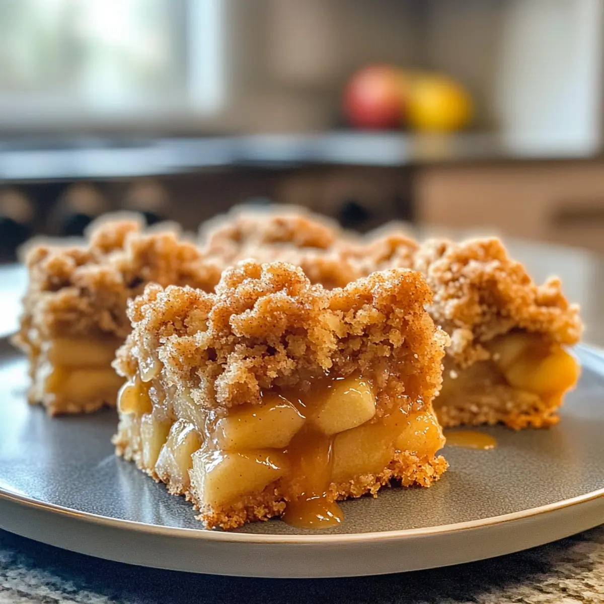 Irresistible Apple Cinnamon Streusel Bars