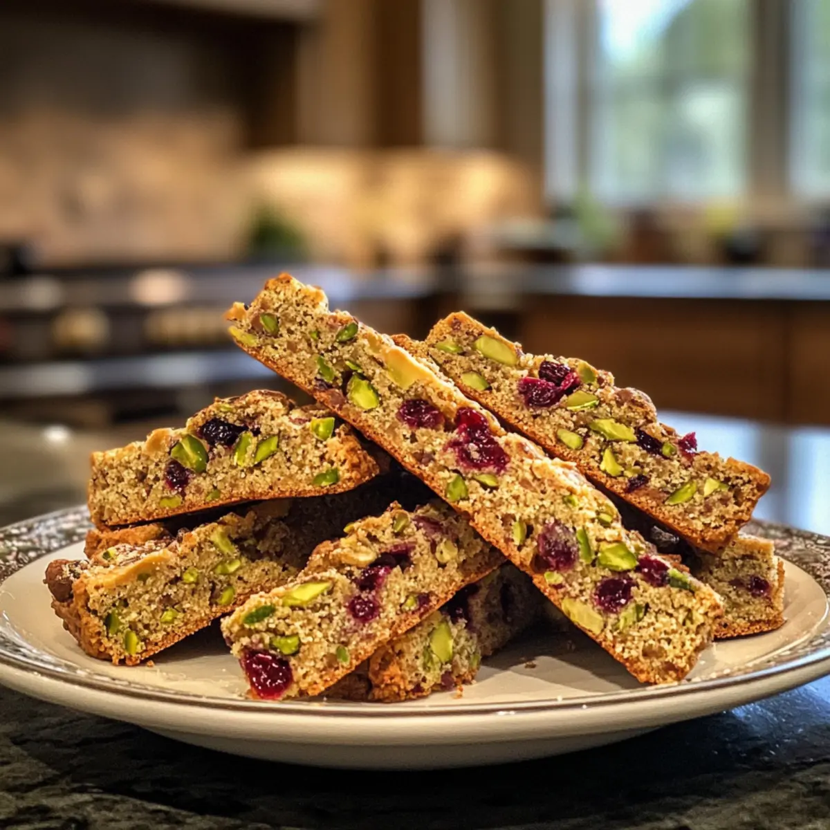 Irresistible Cranberry Pistachio Biscotti
