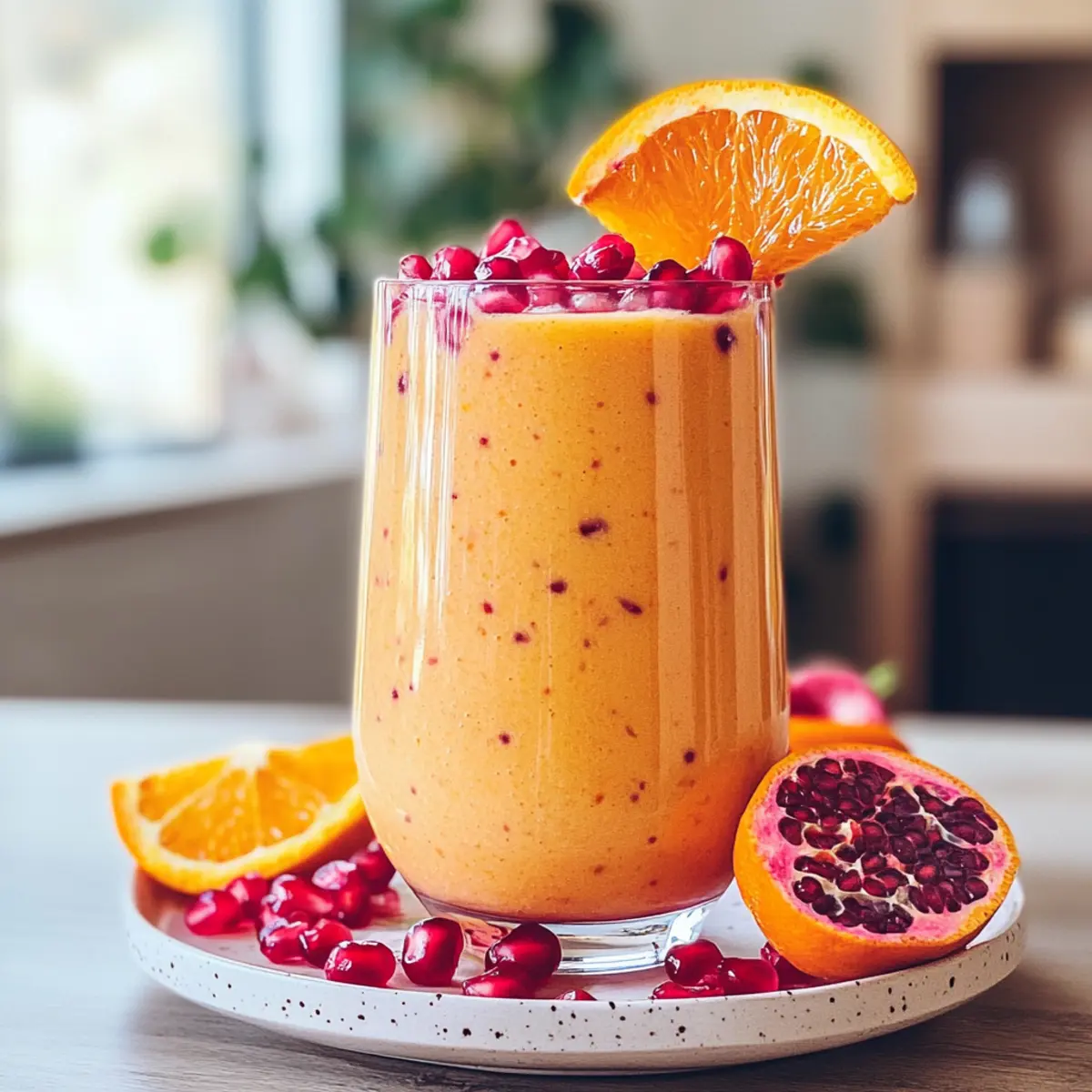 Refreshing Citrus Pomegranate and Orange Smoothie