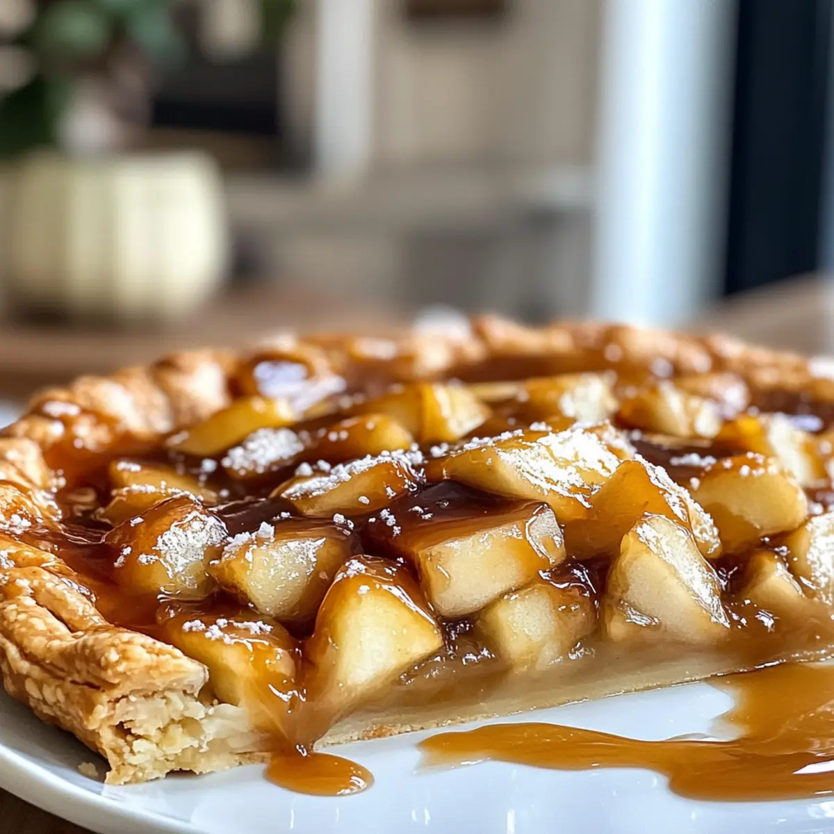 Irresistible Salted Caramel Apple Galette