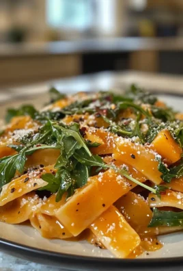 Savory Delightful Autumn Persimmon Arugula Pasta Recipe