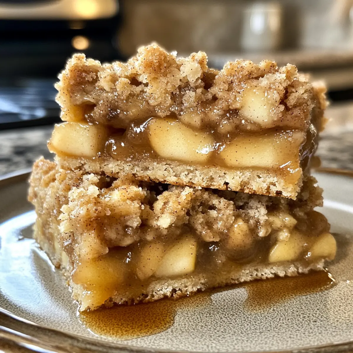 Irresistible Apple Cinnamon Streusel Bars