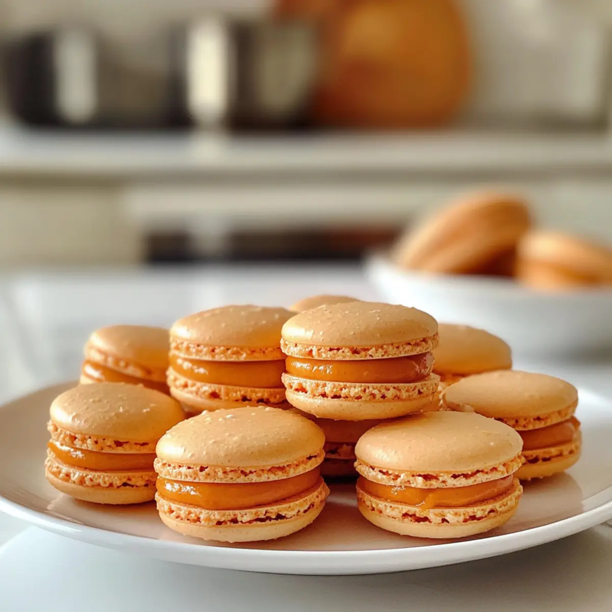 Irresistible Pumpkin Spice Macarons