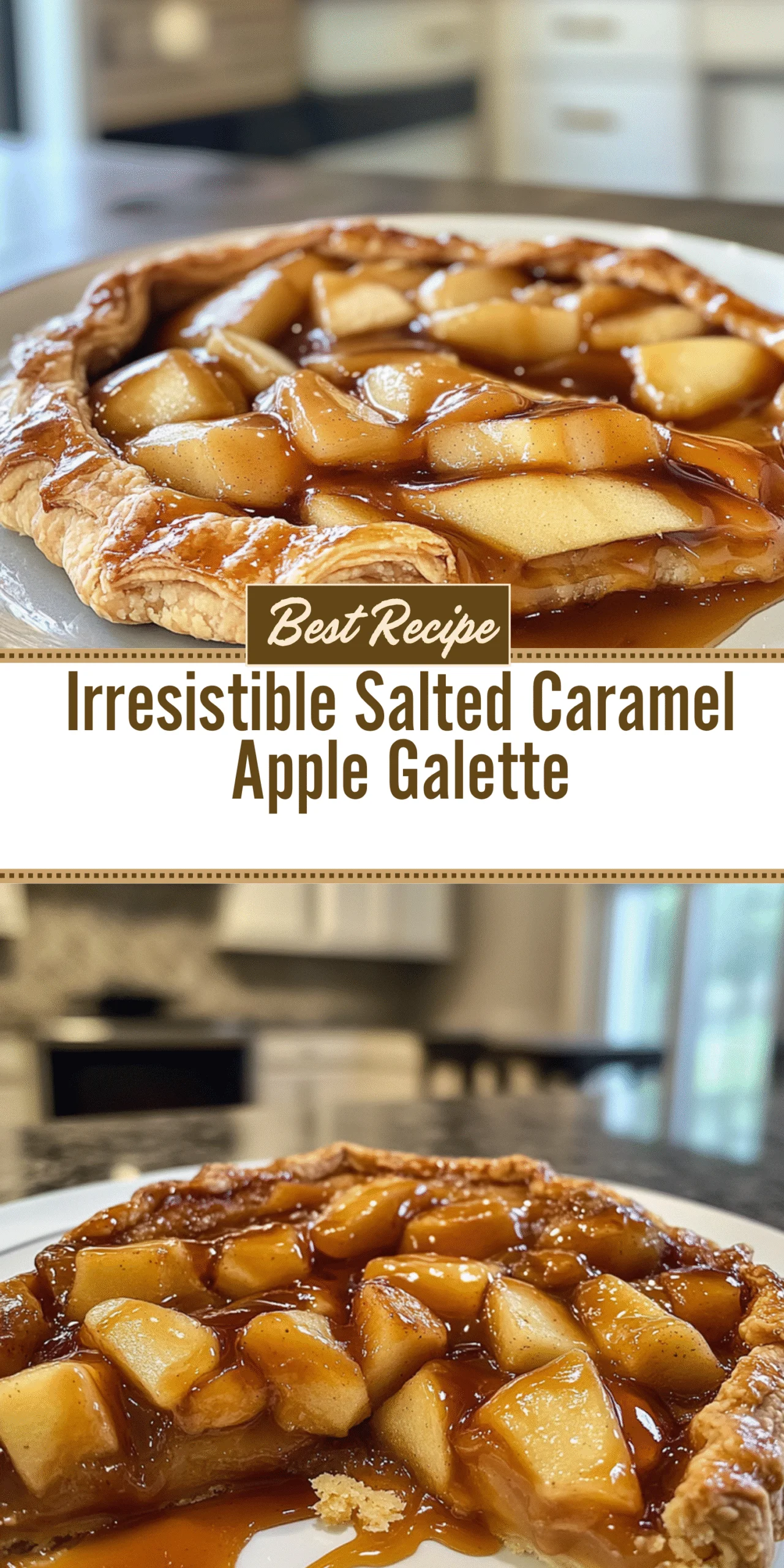 Irresistible Salted Caramel Apple Galette
