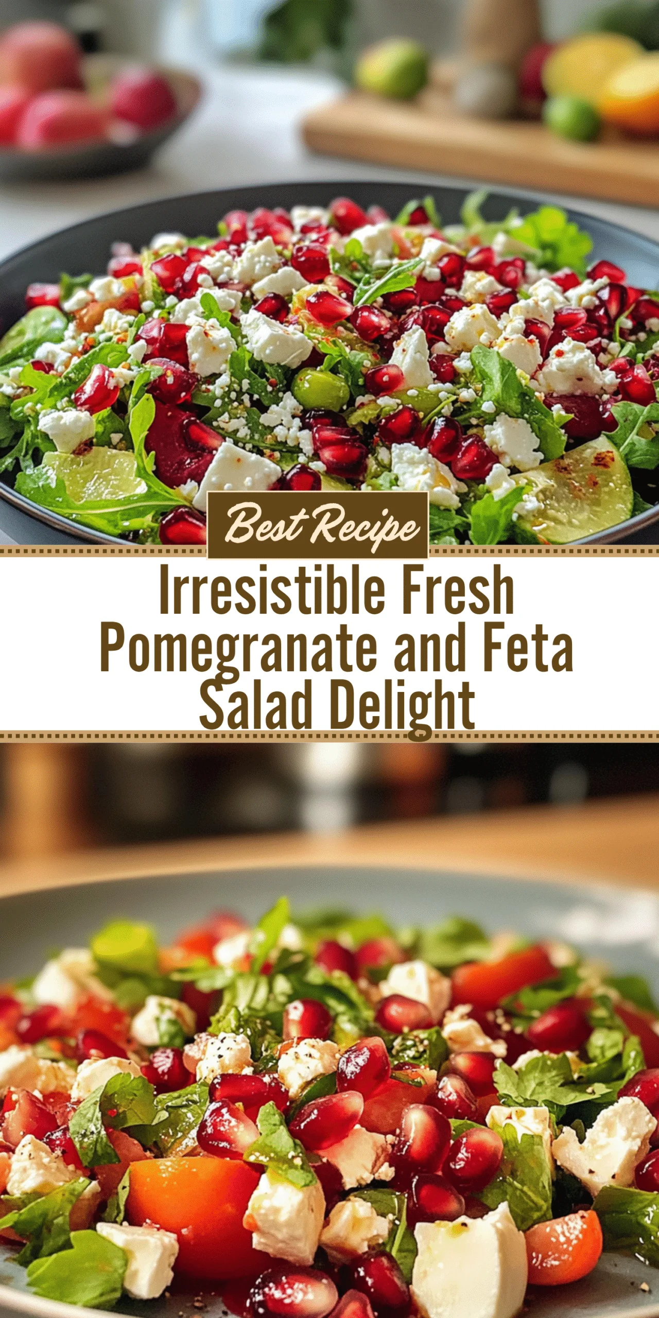 Irresistible Fresh Pomegranate and Feta Salad Delight