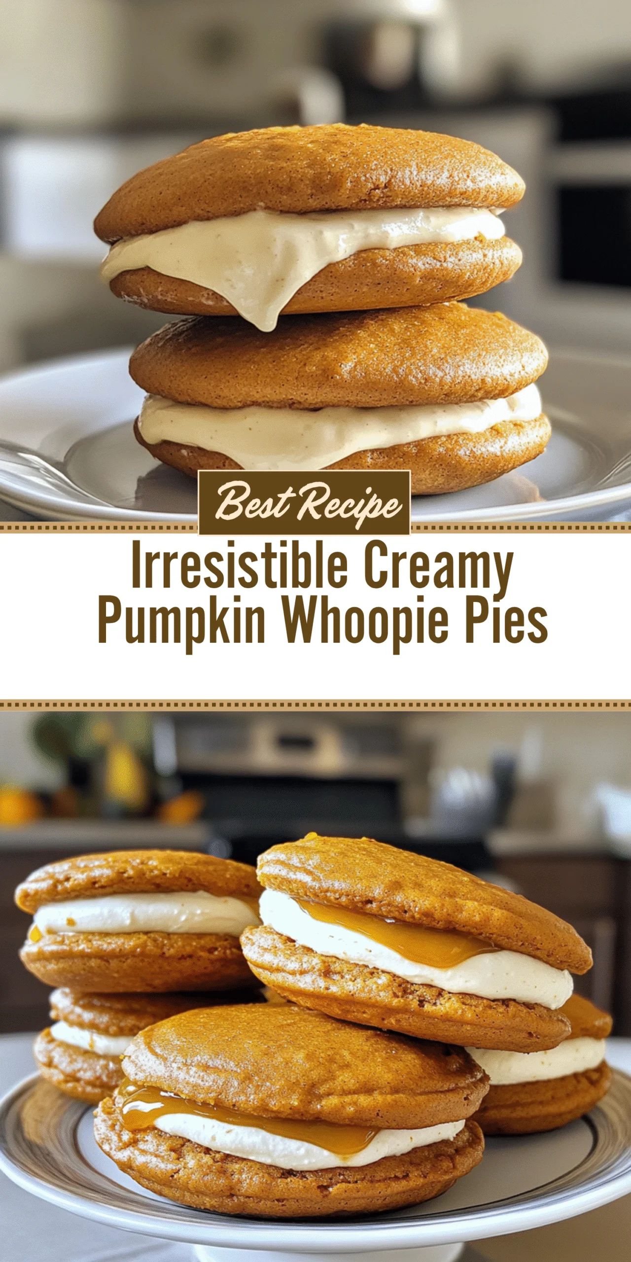 Irresistible Creamy Pumpkin Whoopie Pies
