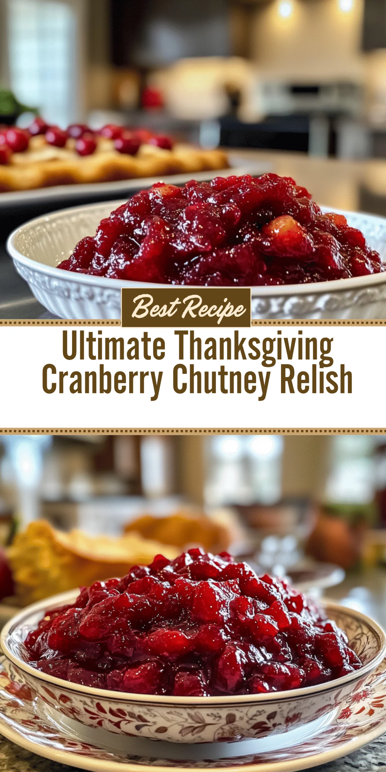 Ultimate Thanksgiving Cranberry Chutney Relish