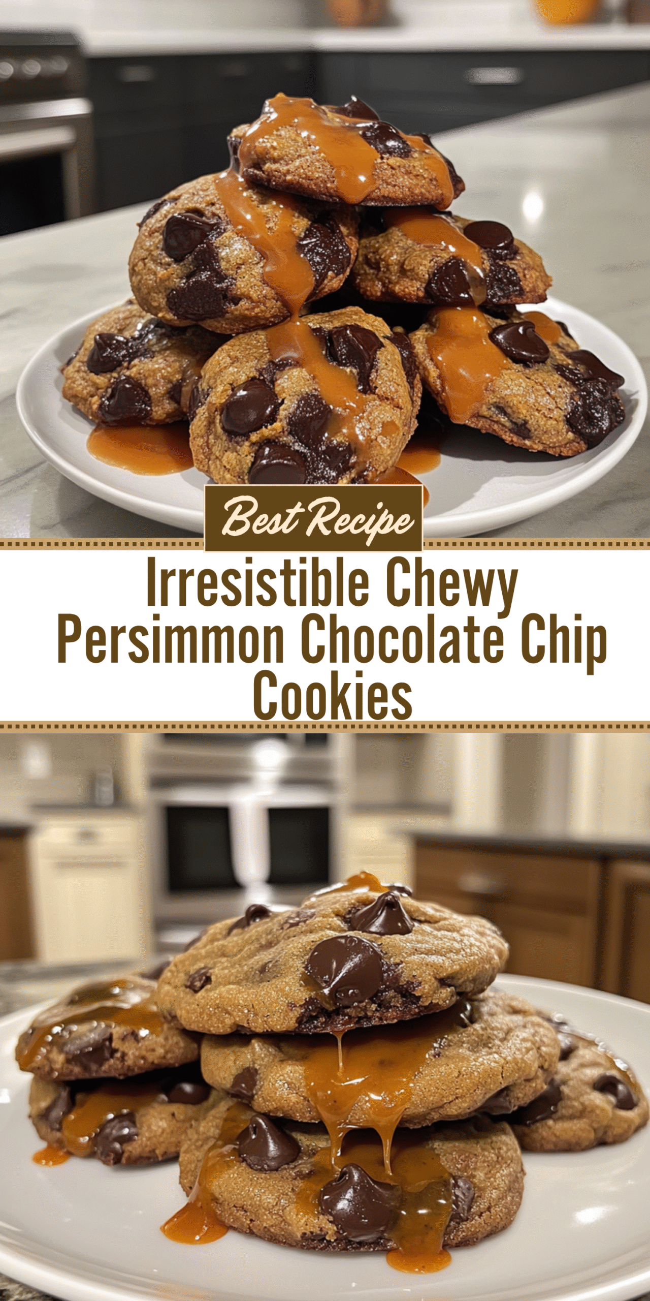Irresistible Chewy Persimmon Chocolate Chip Cookies