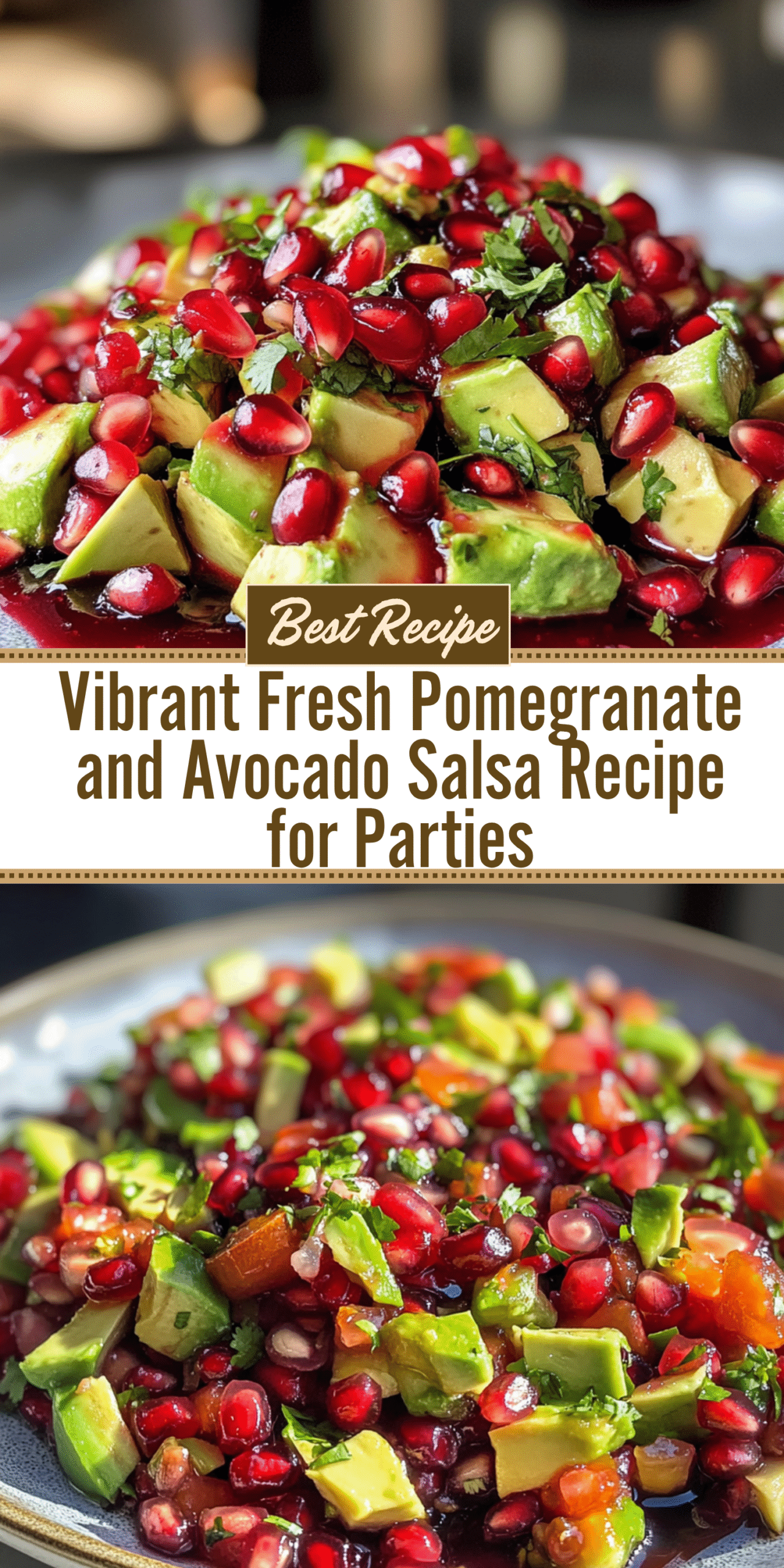 Vibrant Fresh Pomegranate and Avocado Salsa Recipe for Parties