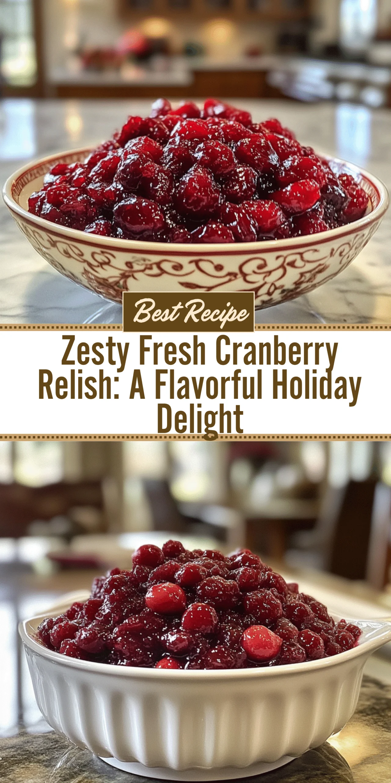 Zesty Fresh Cranberry Relish: A Flavorful Holiday Delight