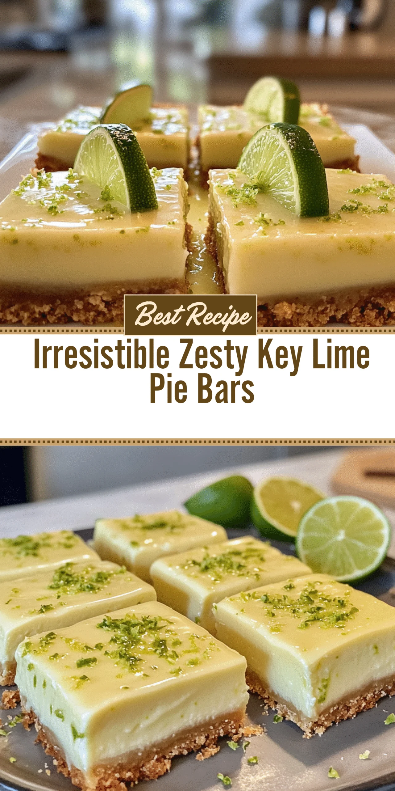 Irresistible Zesty Key Lime Pie Bars