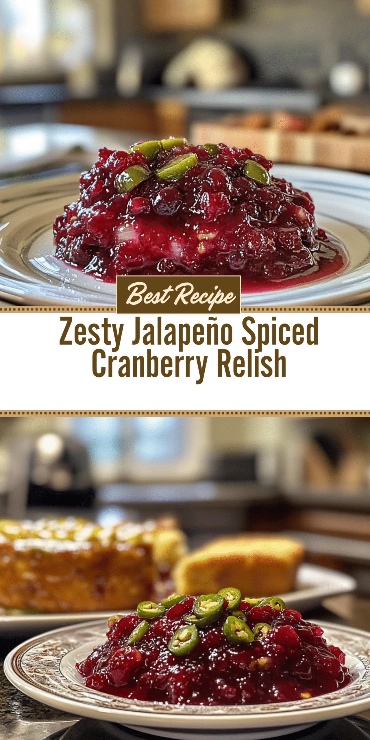 Zesty Jalapeño Spiced Cranberry Relish