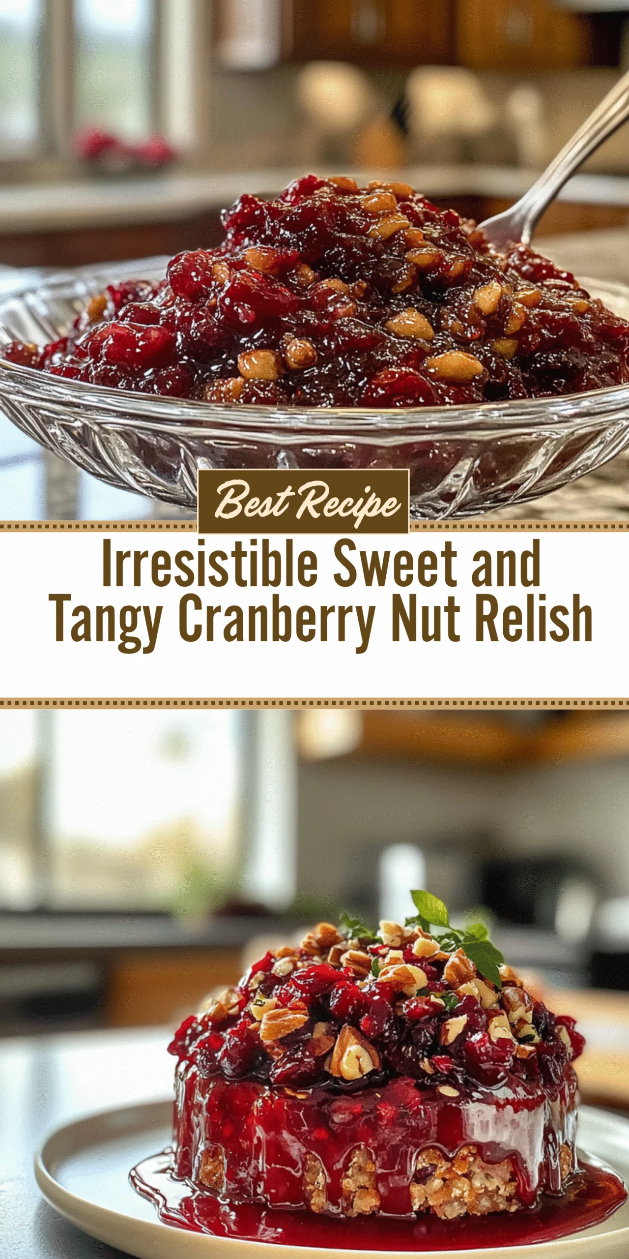 Irresistible Sweet and Tangy Cranberry Nut Relish