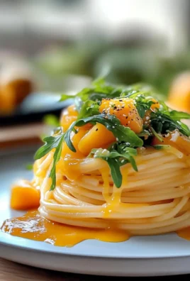 Savory Delightful Autumn Persimmon Arugula Pasta Recipe