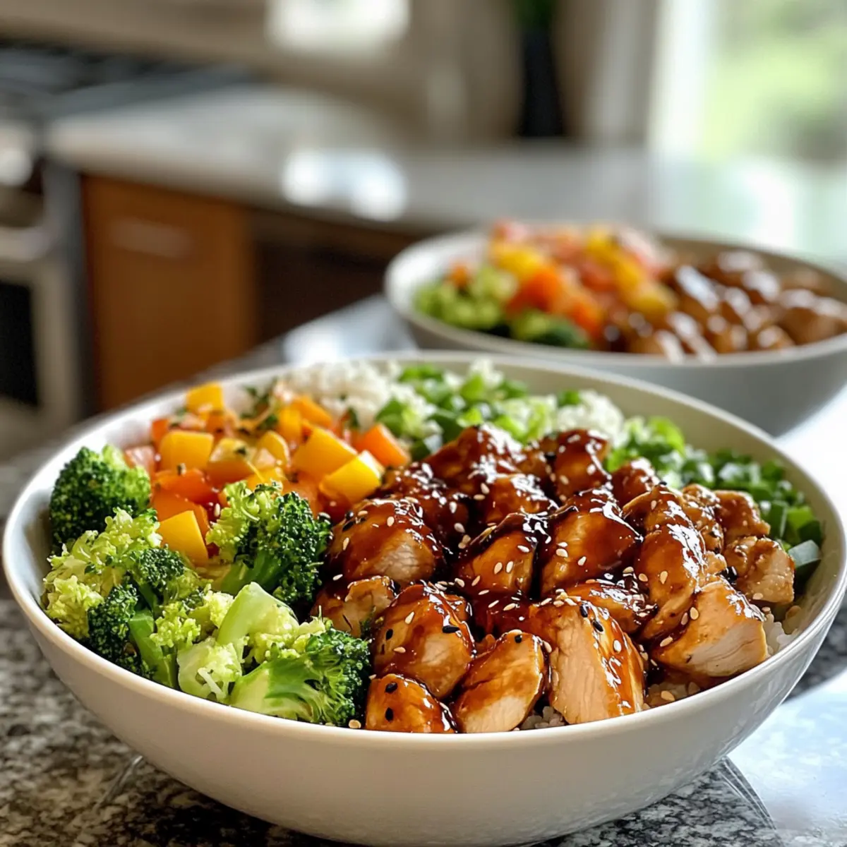 Irresistible Quick & Delicious Teriyaki Chicken Poke Bowls