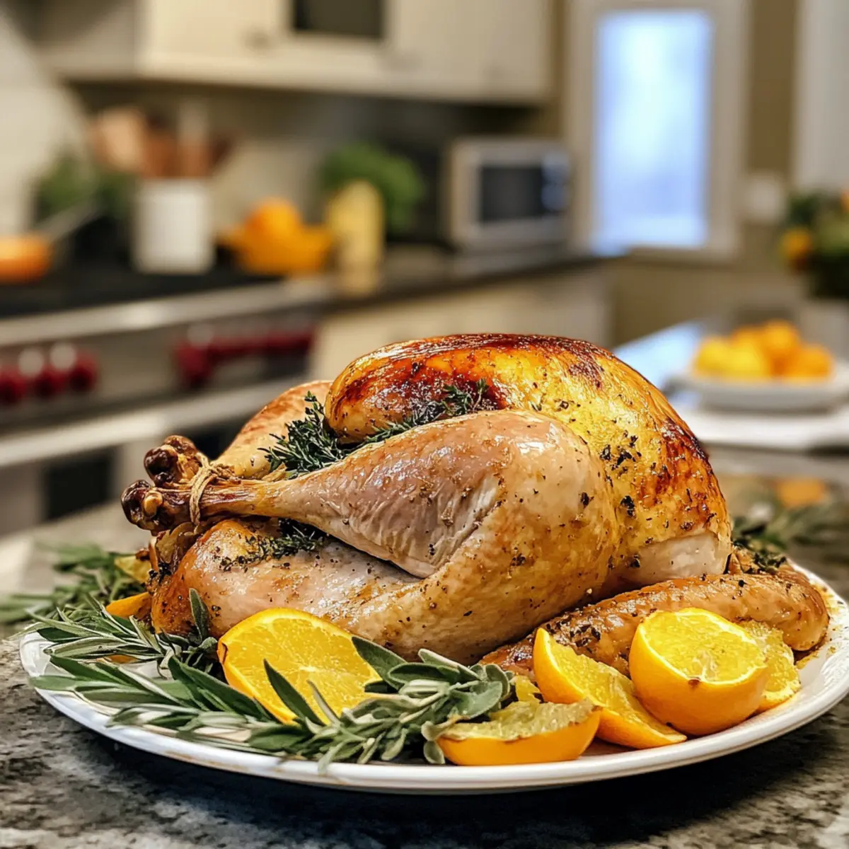 Savory Citrus and Sage Roasted Turkey