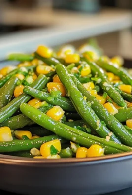 Zesty Fresh Green Beans and Corn with Lime Butter Recipe