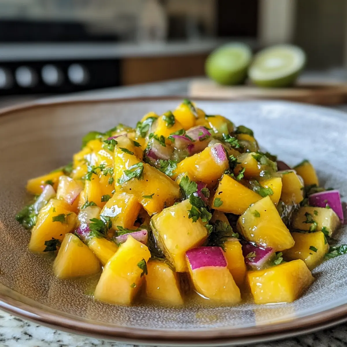 Vibrant Zesty Lime and Mango Salsa