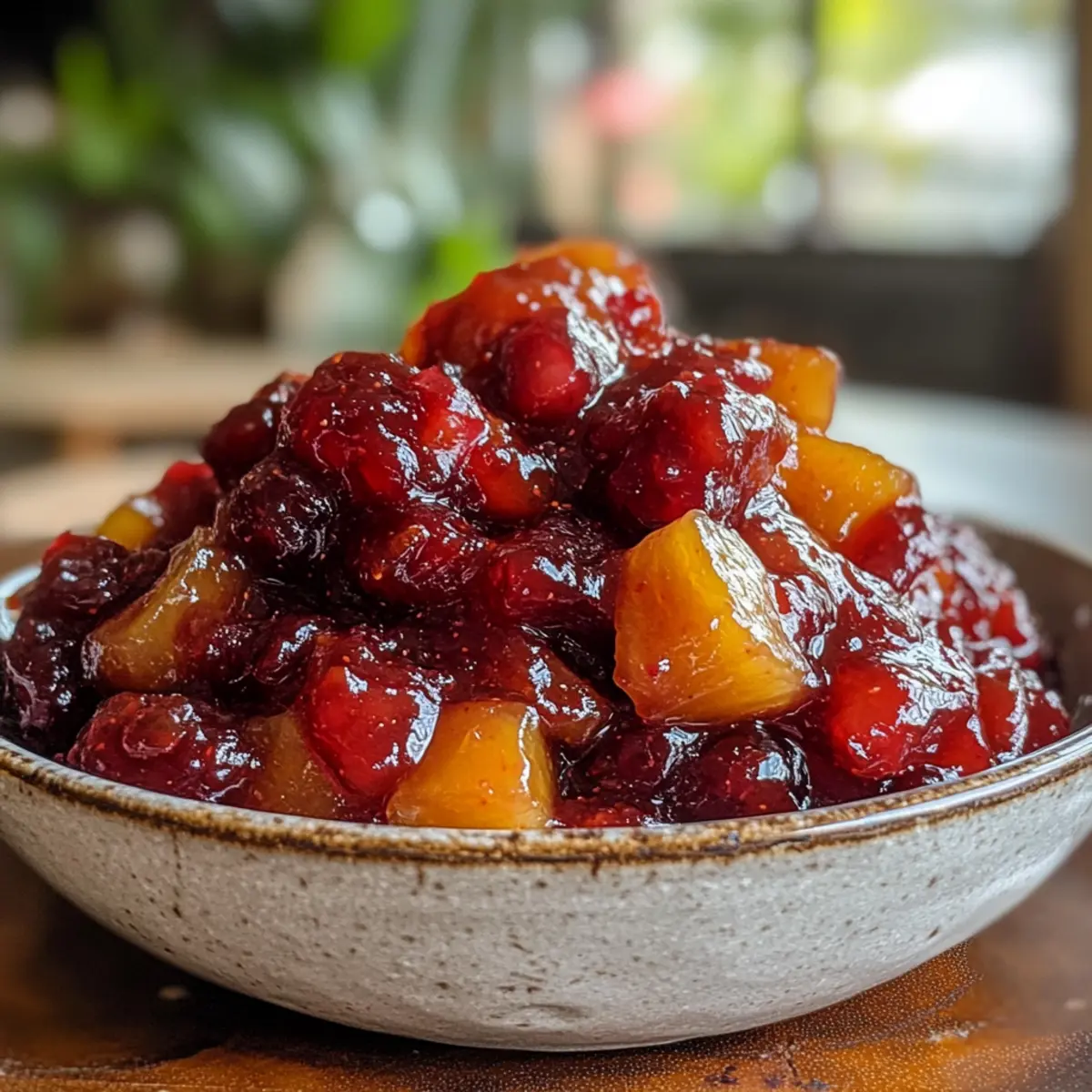 Festive Zesty Cranberry and Pineapple Relish Recipe Delight