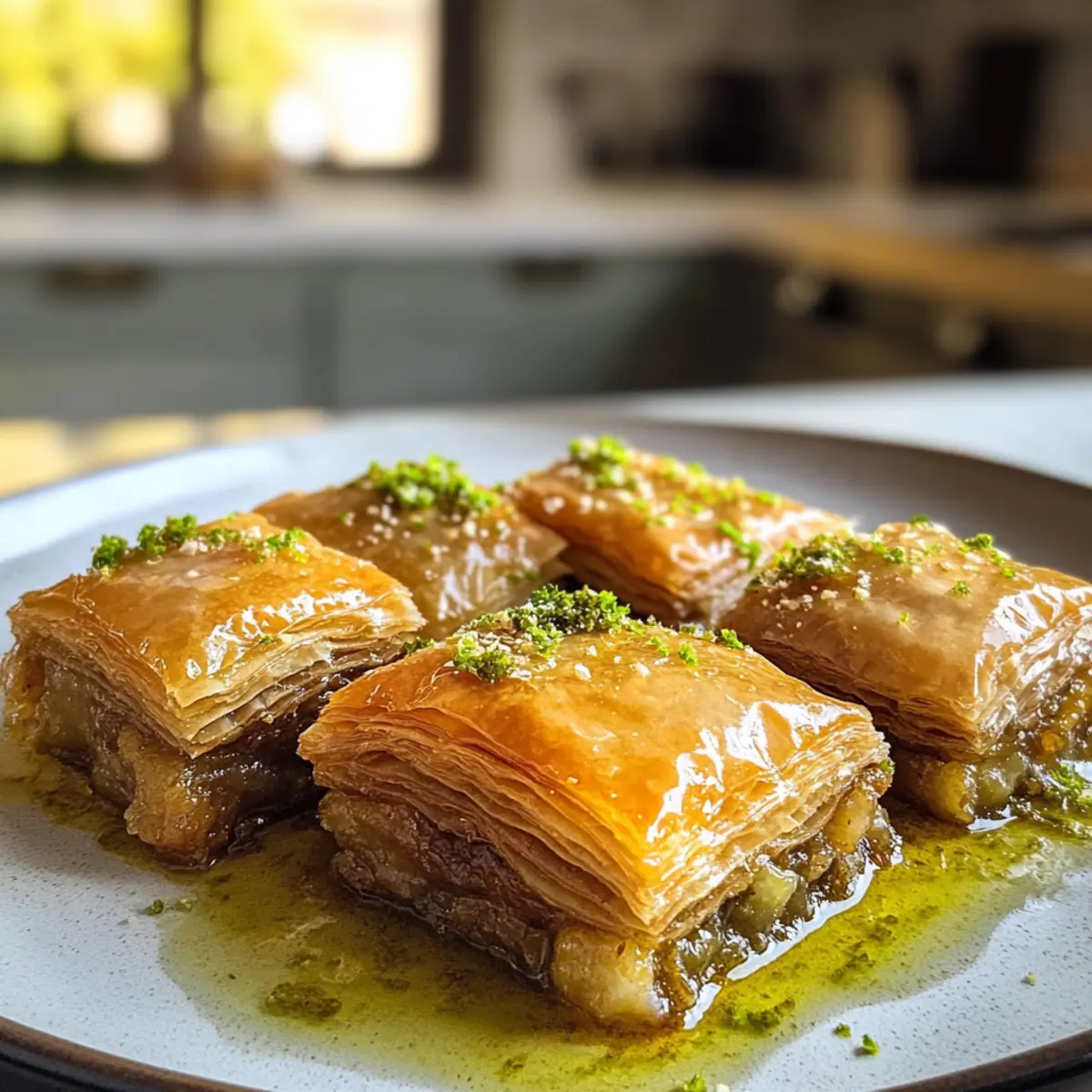 Irresistible Rich Mini Bite-Size Baklava Pieces Recipe