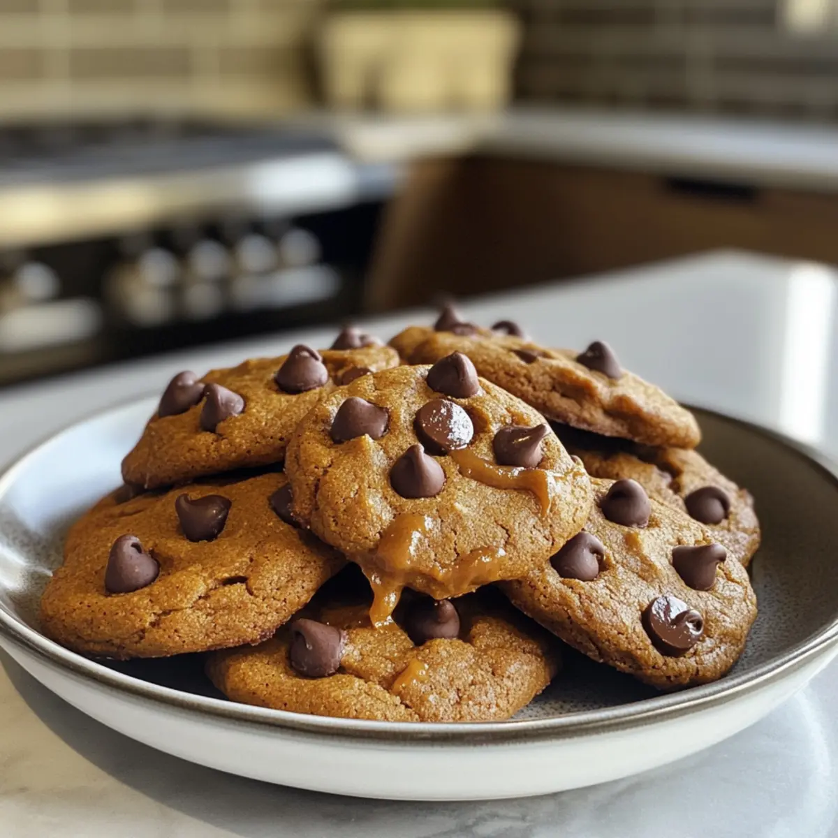 Irresistible Chewy Soft Pumpkin Chocolate Chip Cookies
