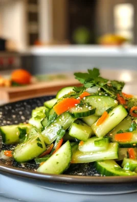 Refreshing Crisp Celery and Cucumber Salad