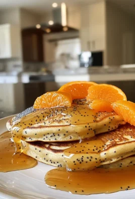Irresistible Delightful Tangerine Poppy Seed Pancakes