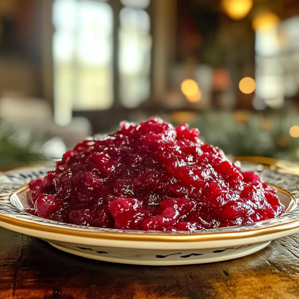 Irresistible Festive Cranberry Relish with Zesty Ginger