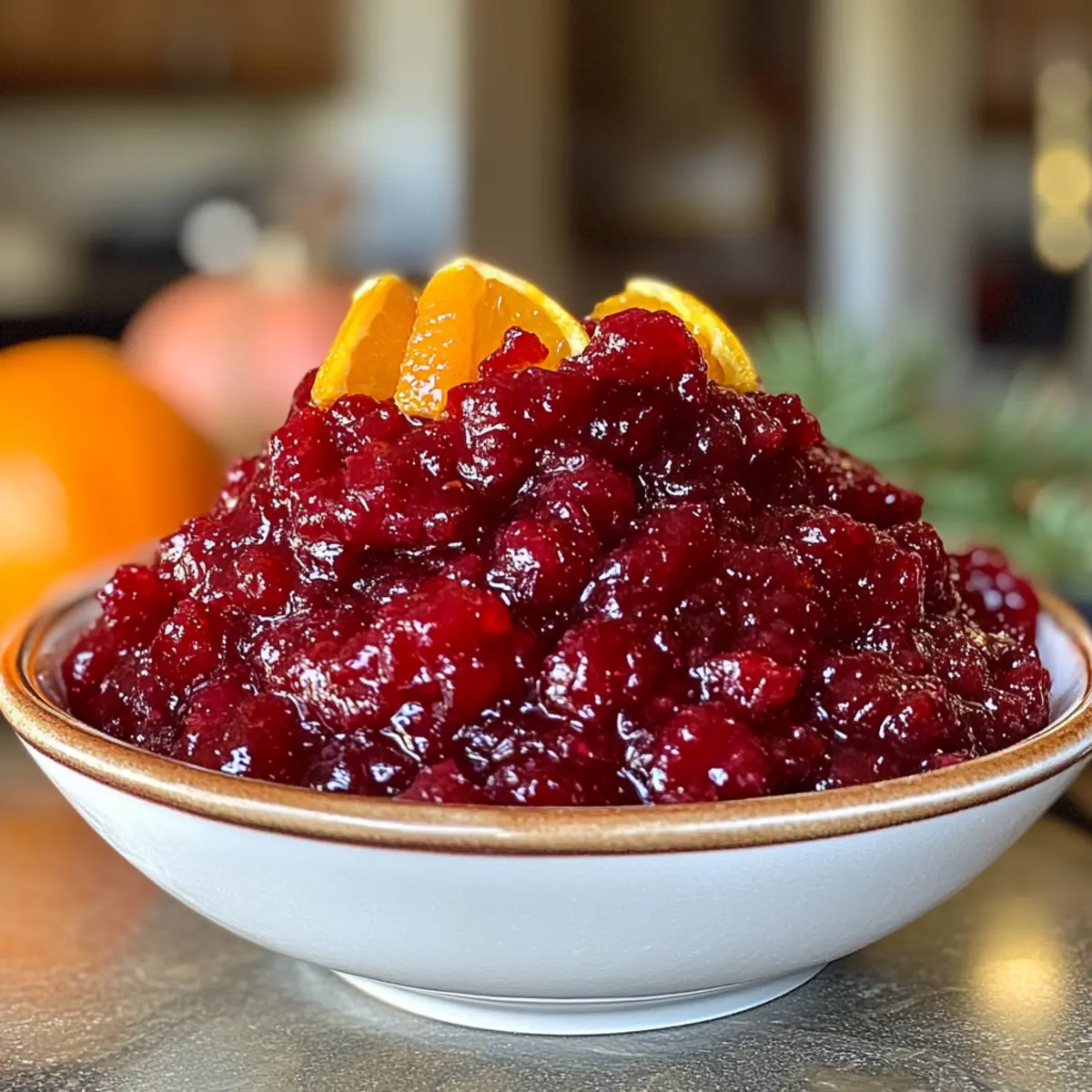 Zesty Fresh Orange Zest Cranberry Relish Recipe for Holidays