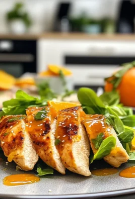 Zesty Flavorful Tangerine Basil Chicken Wraps
