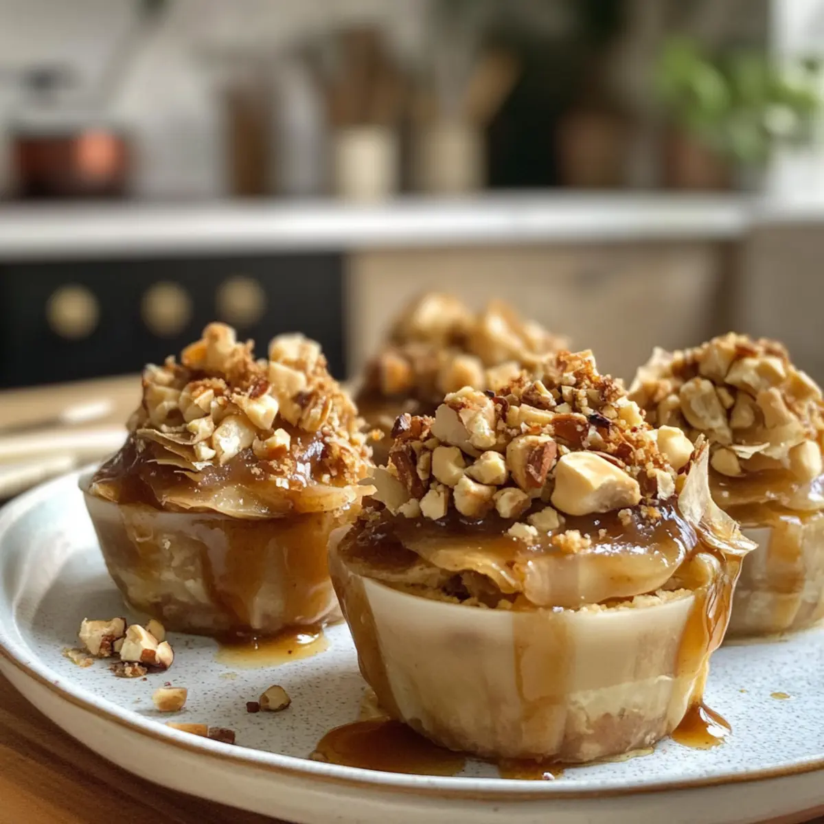 Irresistible Healthier Vegan Baklava Cups