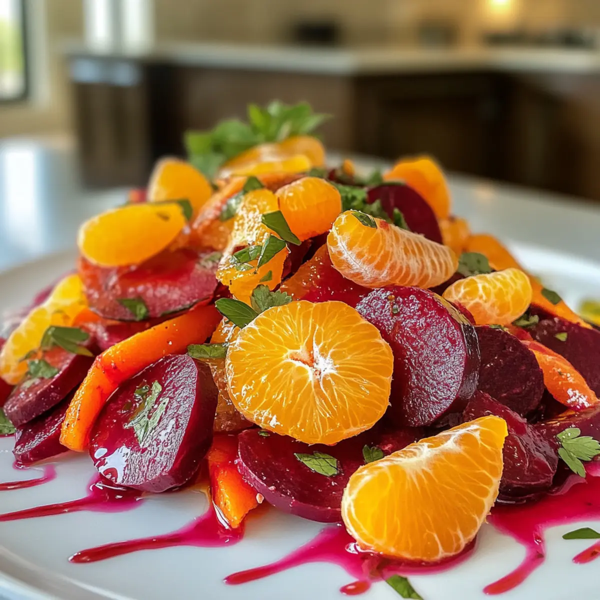 Vibrant Zesty Tangerine, Beet, and Carrot Salad Recipe