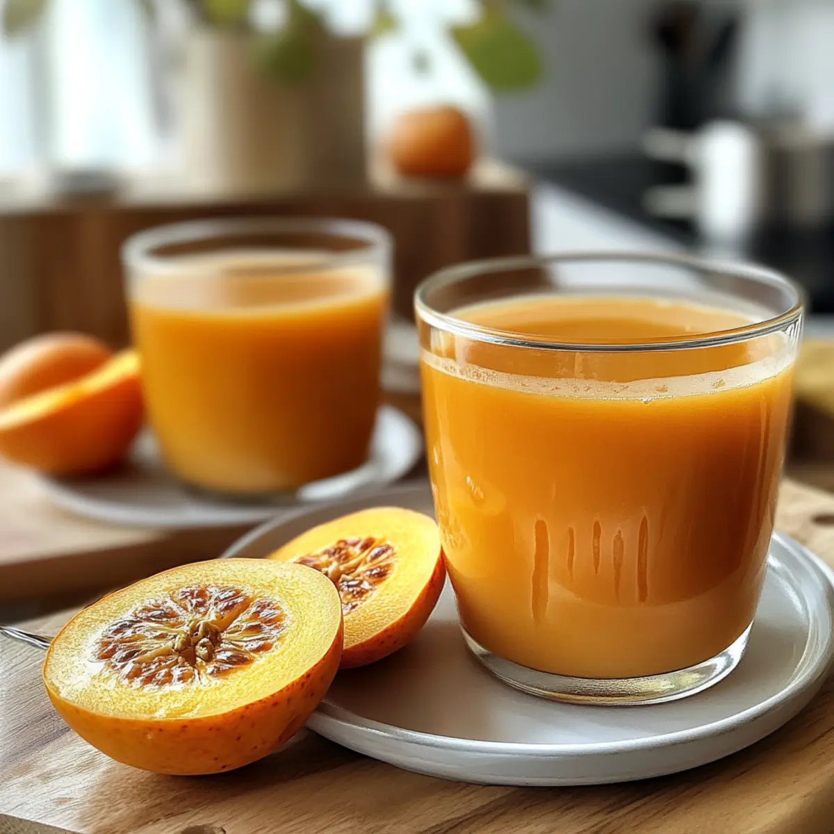 Cozy Comforting Spiced Persimmon Turmeric Tea